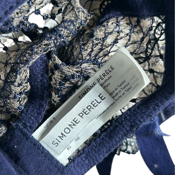 SIMONE PERELE Reflet Full Coverage Plunge underwire bra 13Z319 size EU 70E NWT - Picture 11 of 13